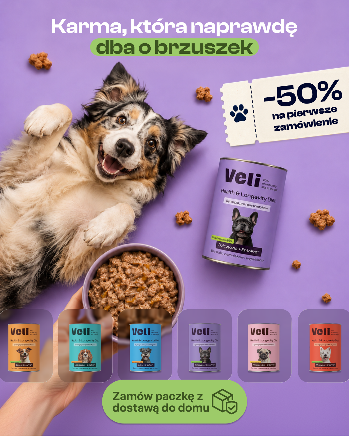 VeliPet Facebook ad