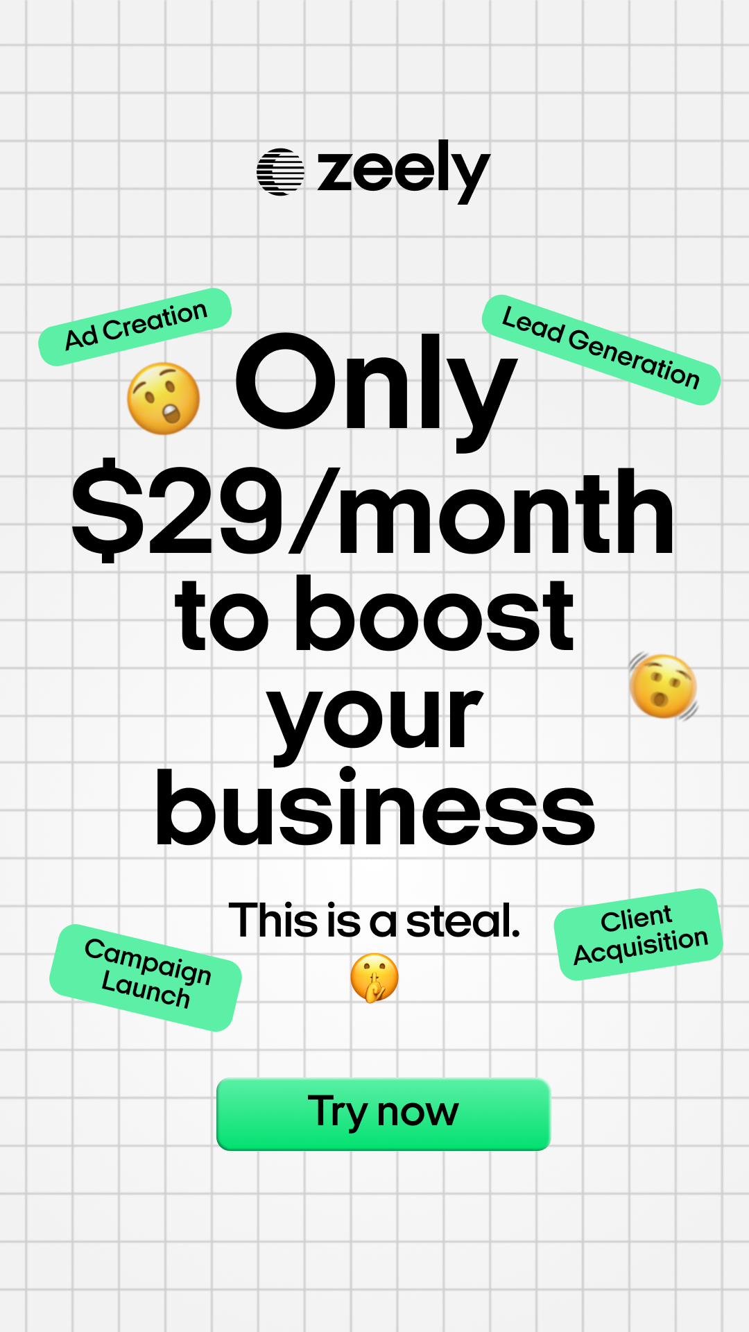 Zeely Facebook ad