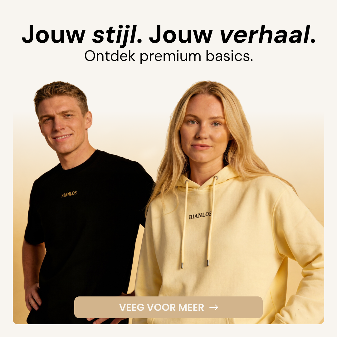 Bianlos Facebook ad: Op zoek naar kleding die écht lang meegaat?