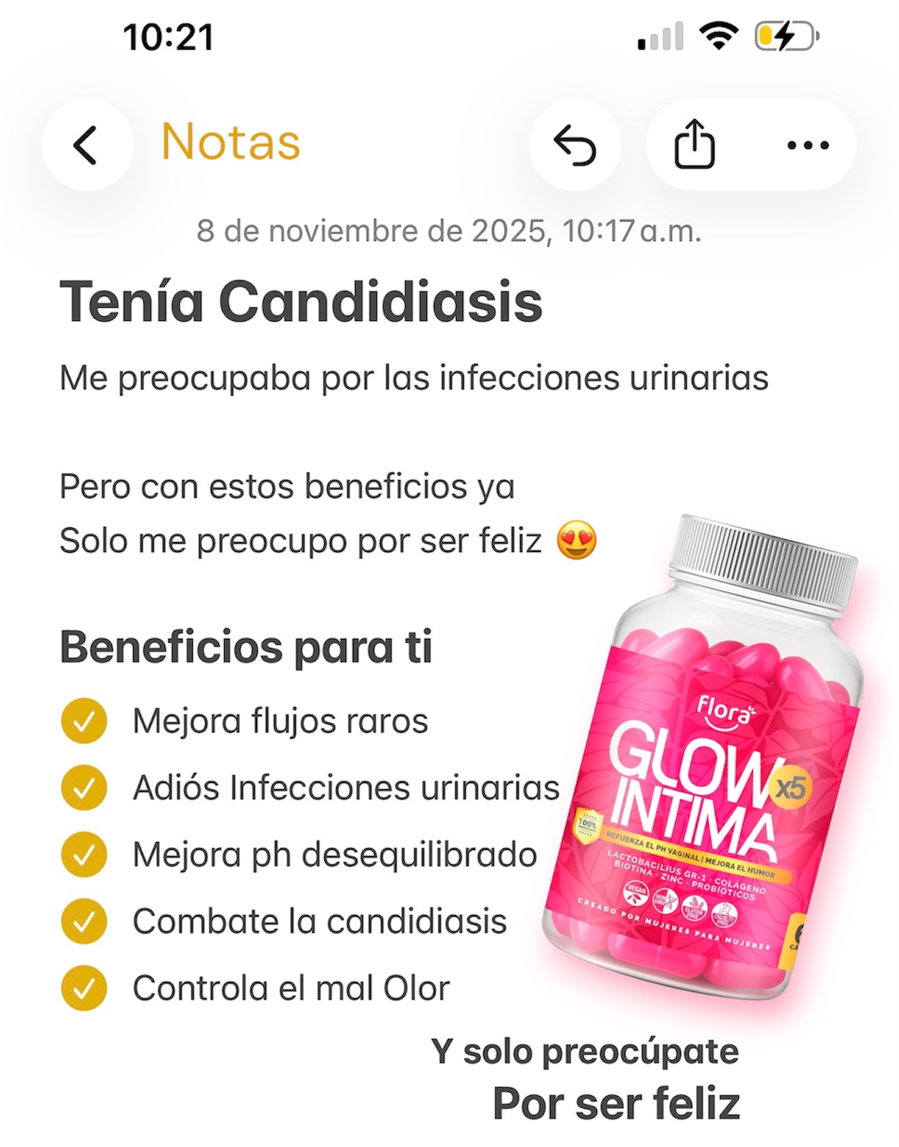 Flora soul Facebook ad: Volver a sentirte fresca todos los días