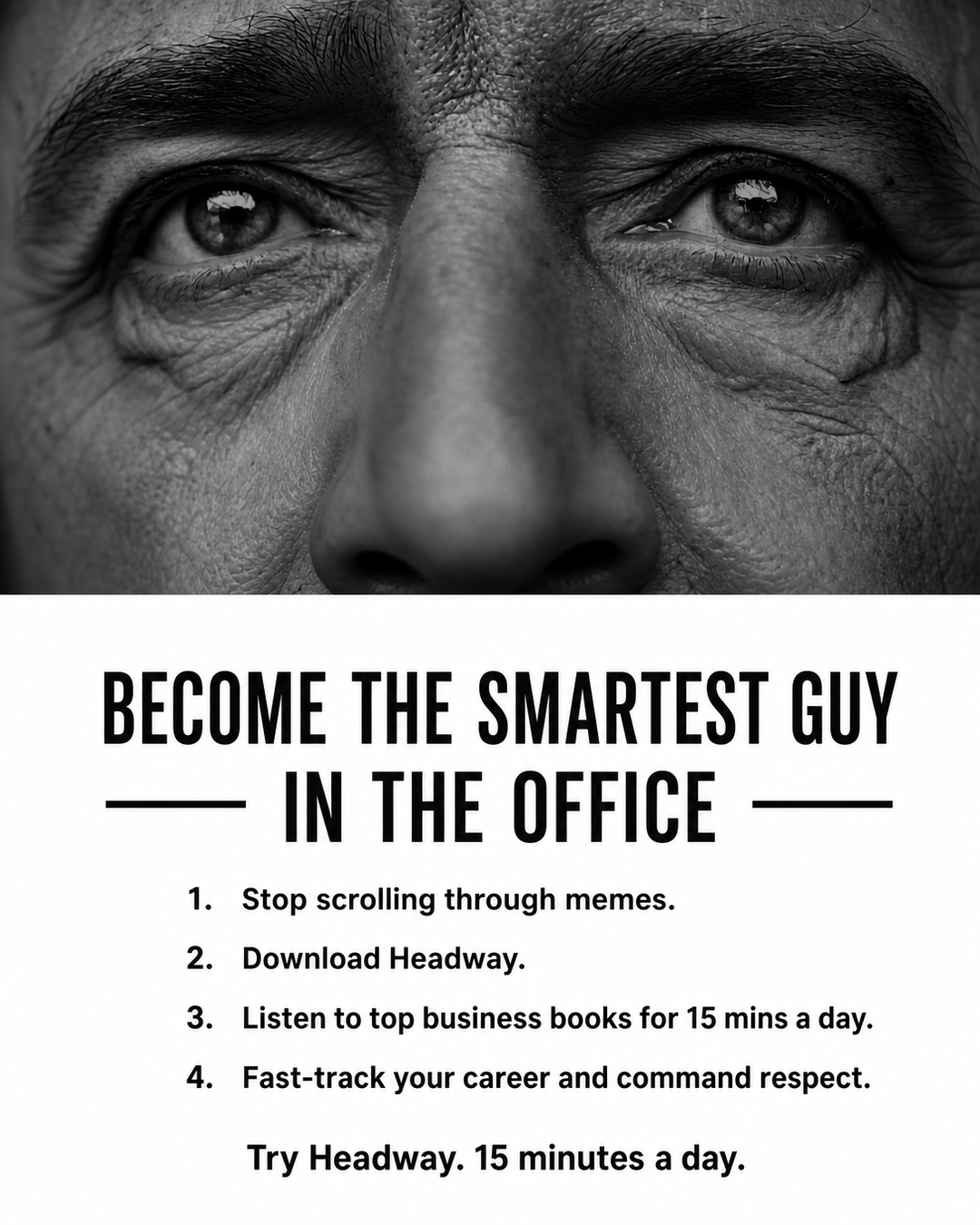 Headway App Facebook ad