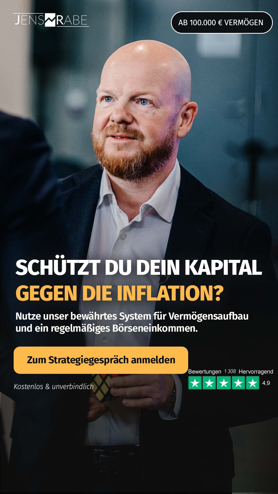 Jens Rabe Facebook ad