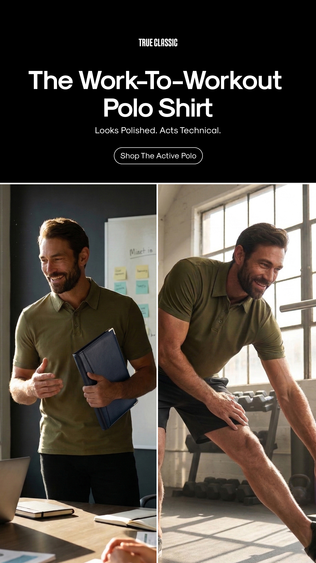 True Classic Facebook ad