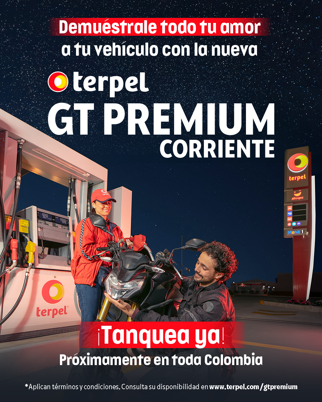 Terpel Facebook ad: ¡Encuéntralo ya en Terpel!