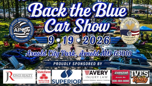 Arnold Police Officers Association Facebook ad: 13th annual Back the Blue Car Show