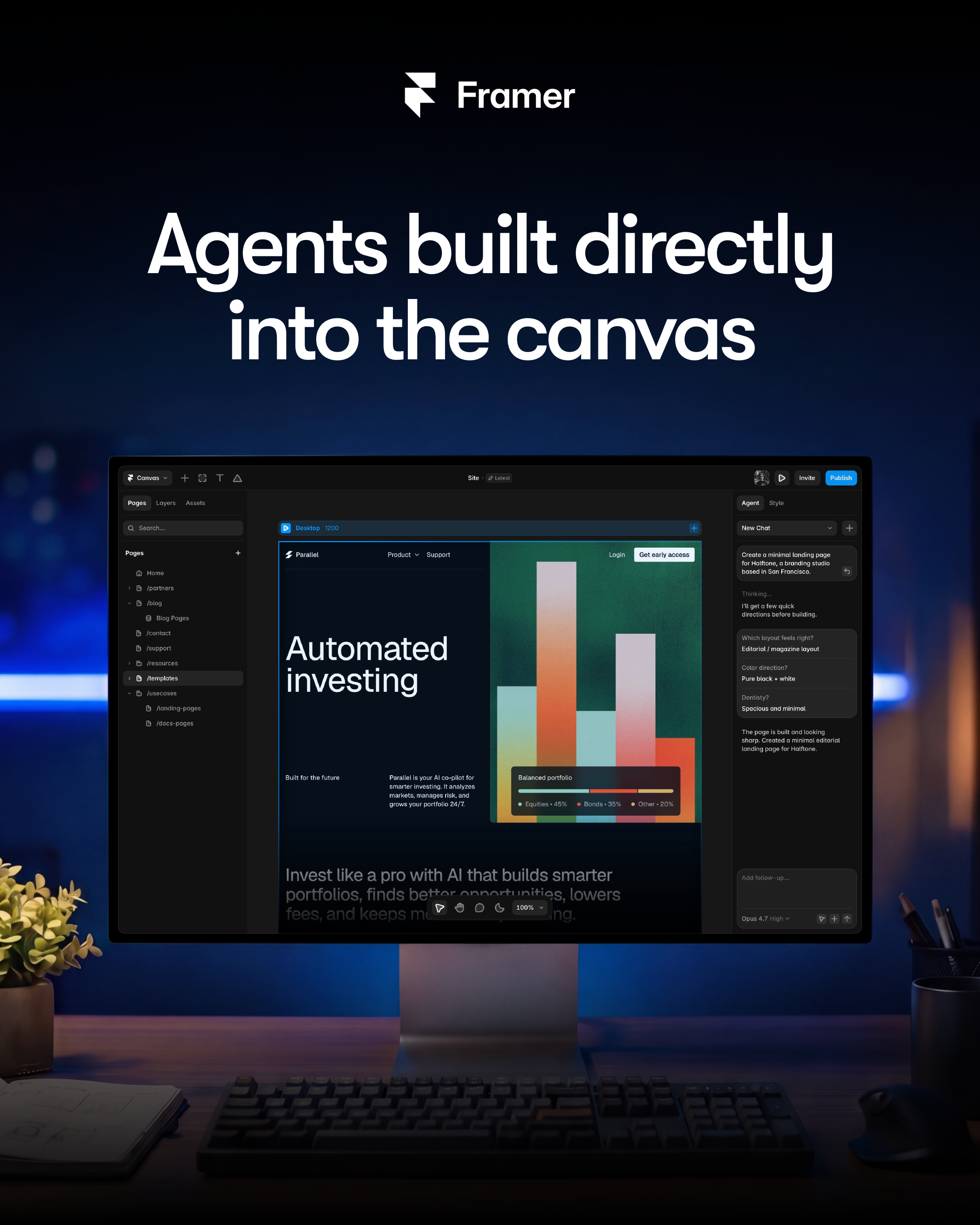 Framer Facebook ad
