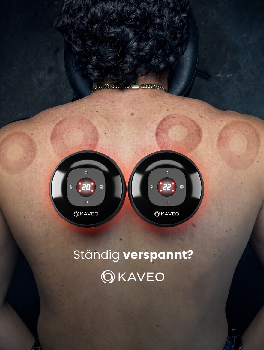 Kaveo Facebook ad: Schröpfen. Aber modern.