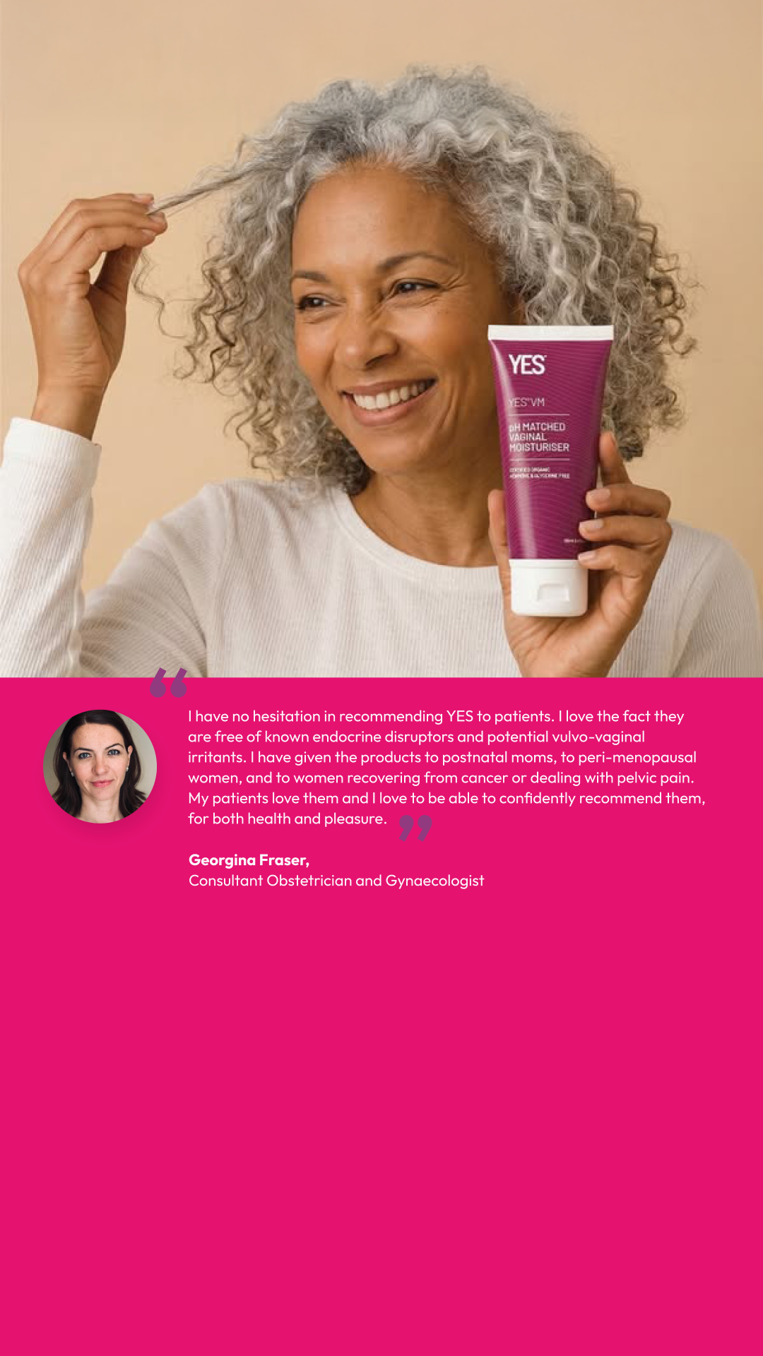 YES - The Organic Intimacy Company Facebook ad