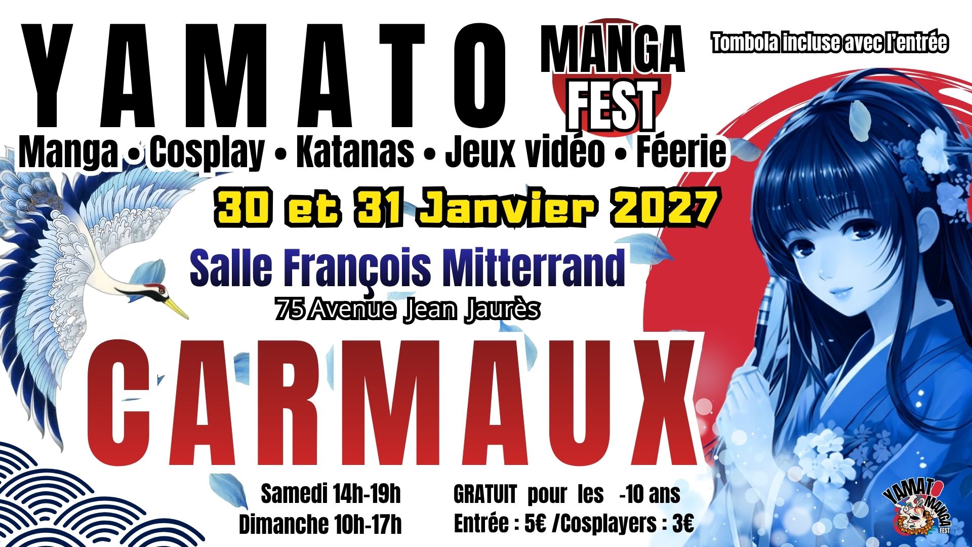 Yamato Manga Fest Facebook ad: YAMATO MANGA FEST - CARMAUX 2027