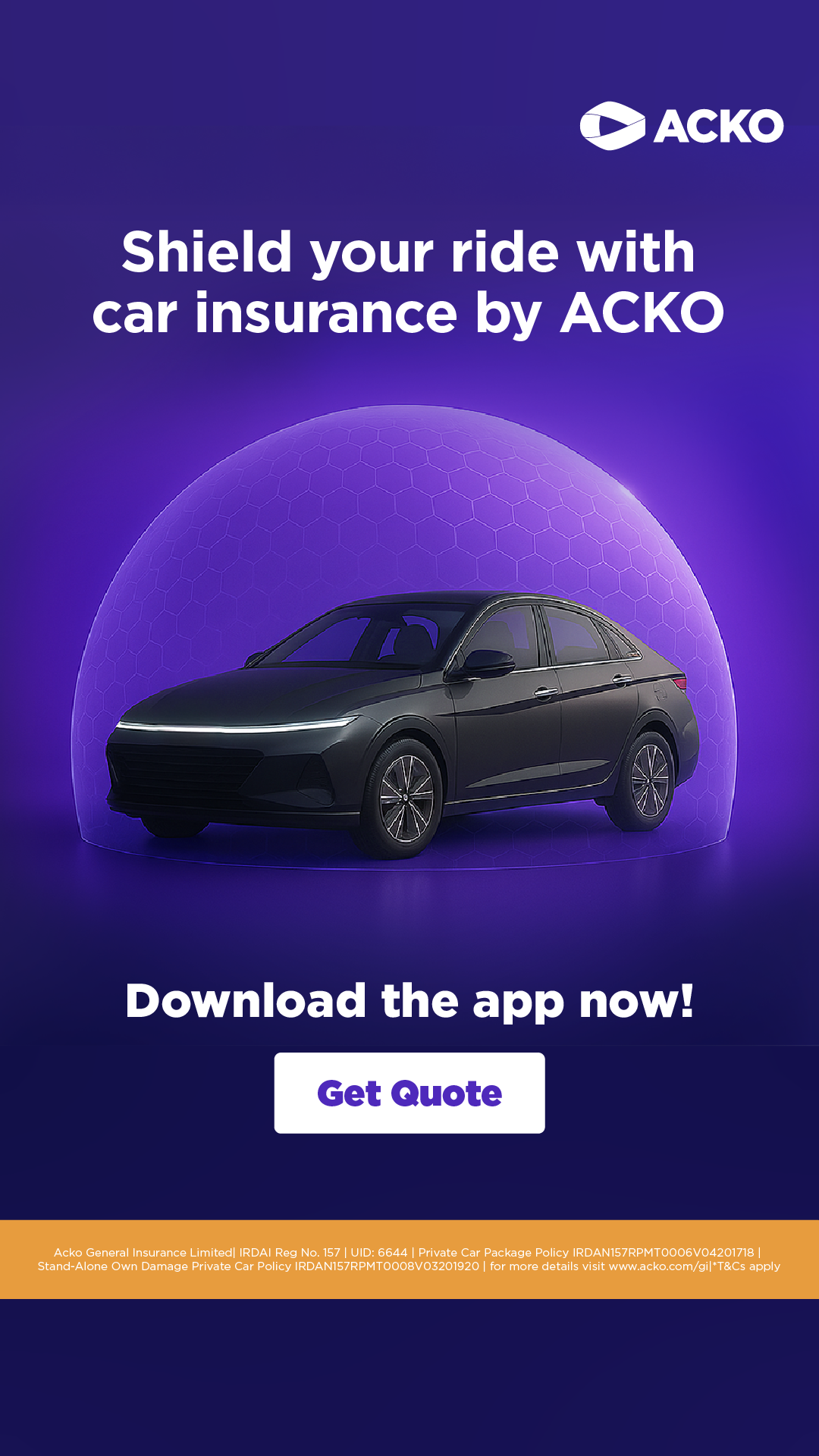 ACKO Facebook ad