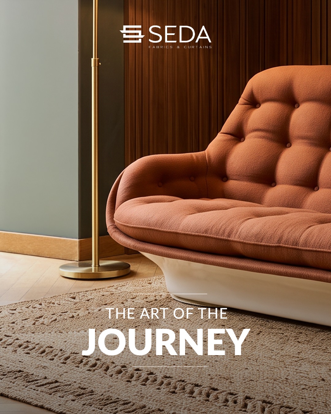 SEDA Home Textiles Facebook ad: Some journeys change the way you see the…