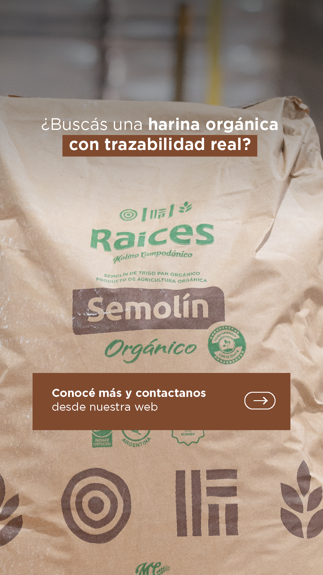 Raices.Harinas Facebook ad from Aug 26, 2025