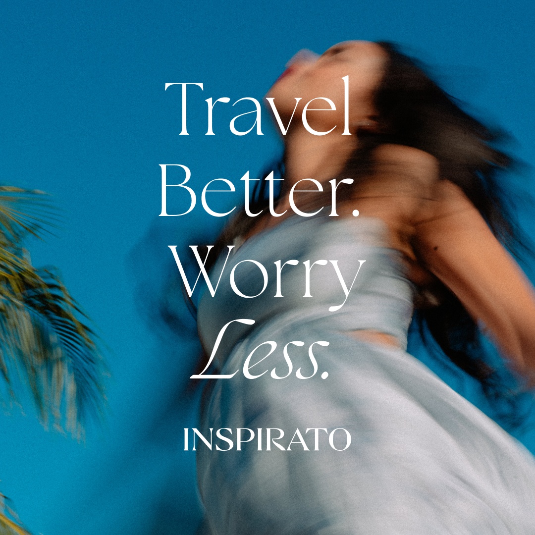 Inspirato Facebook ad: Travel better. Worry less.