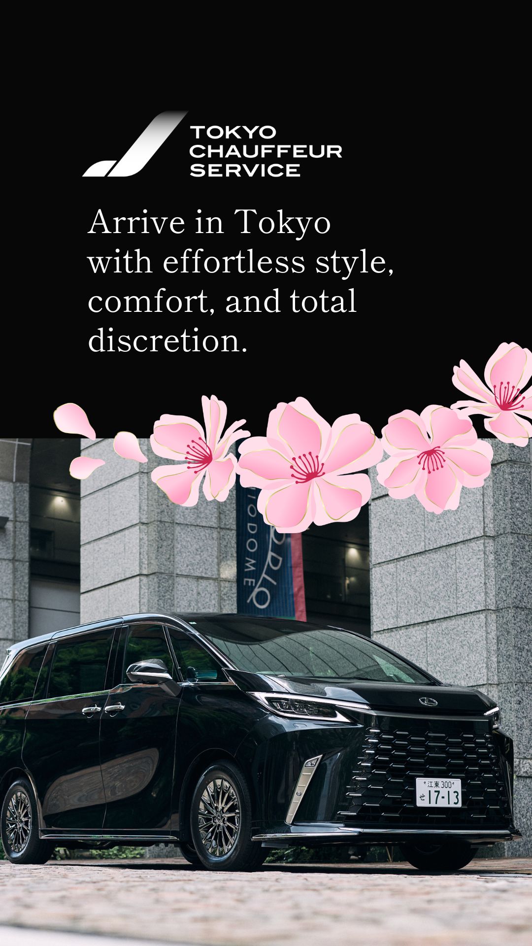 TOKYO CHAUFFEUR SERVICE Facebook ad