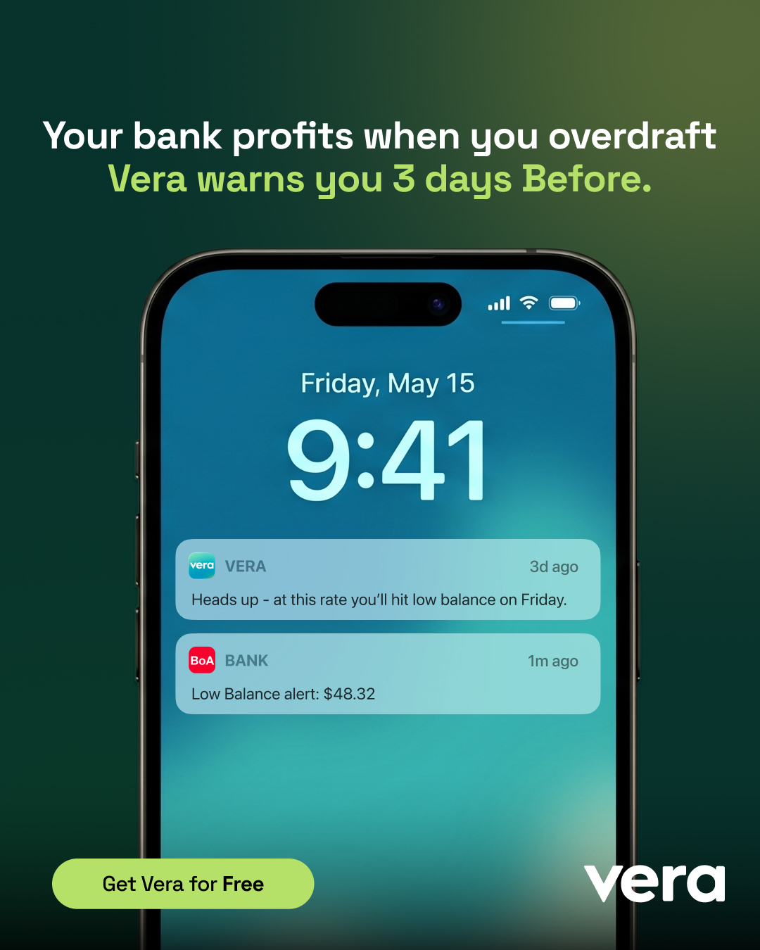 Verde Money Facebook ad