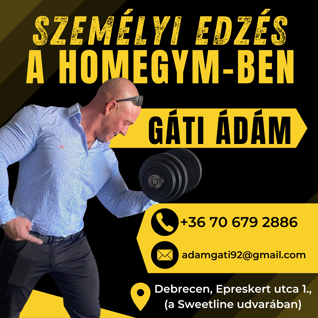 HomeGym Debrecen Facebook ad from Sep 1, 2025