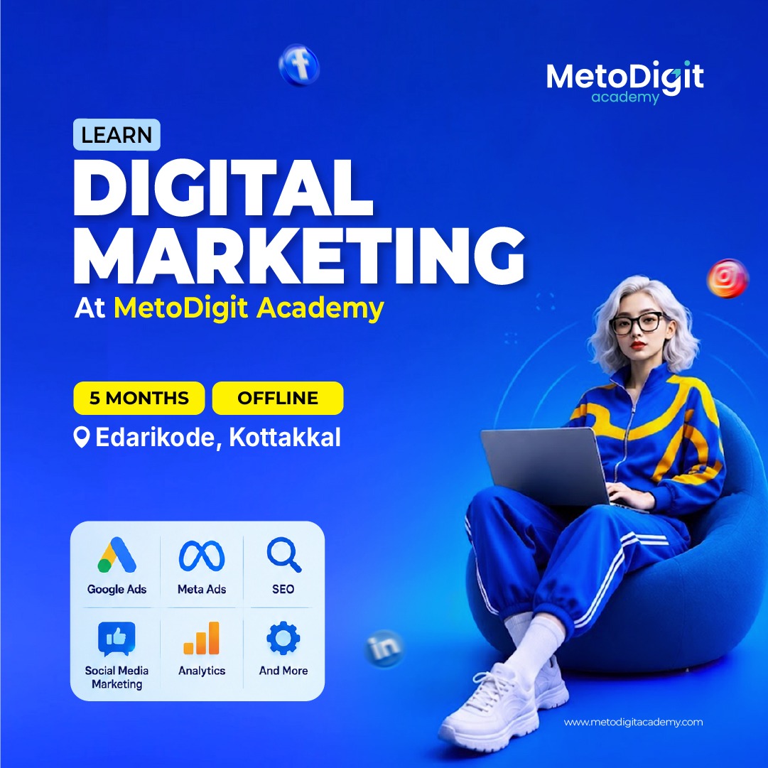 Metodigit Academy Facebook ad: Digital Marketing Course in Kottkkal, Malappuram |…