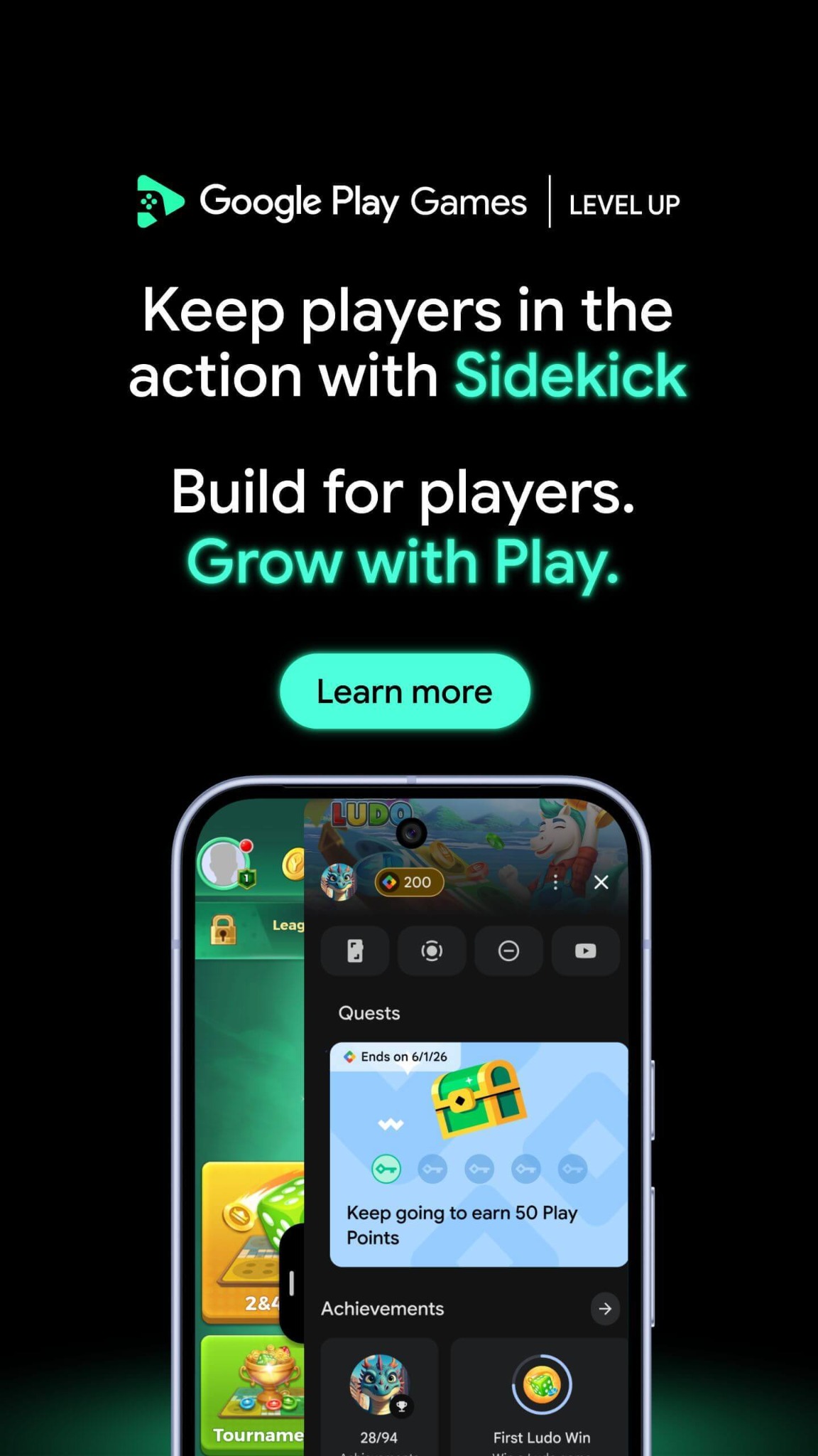 Android Developers Facebook ad: Build experiences around the player