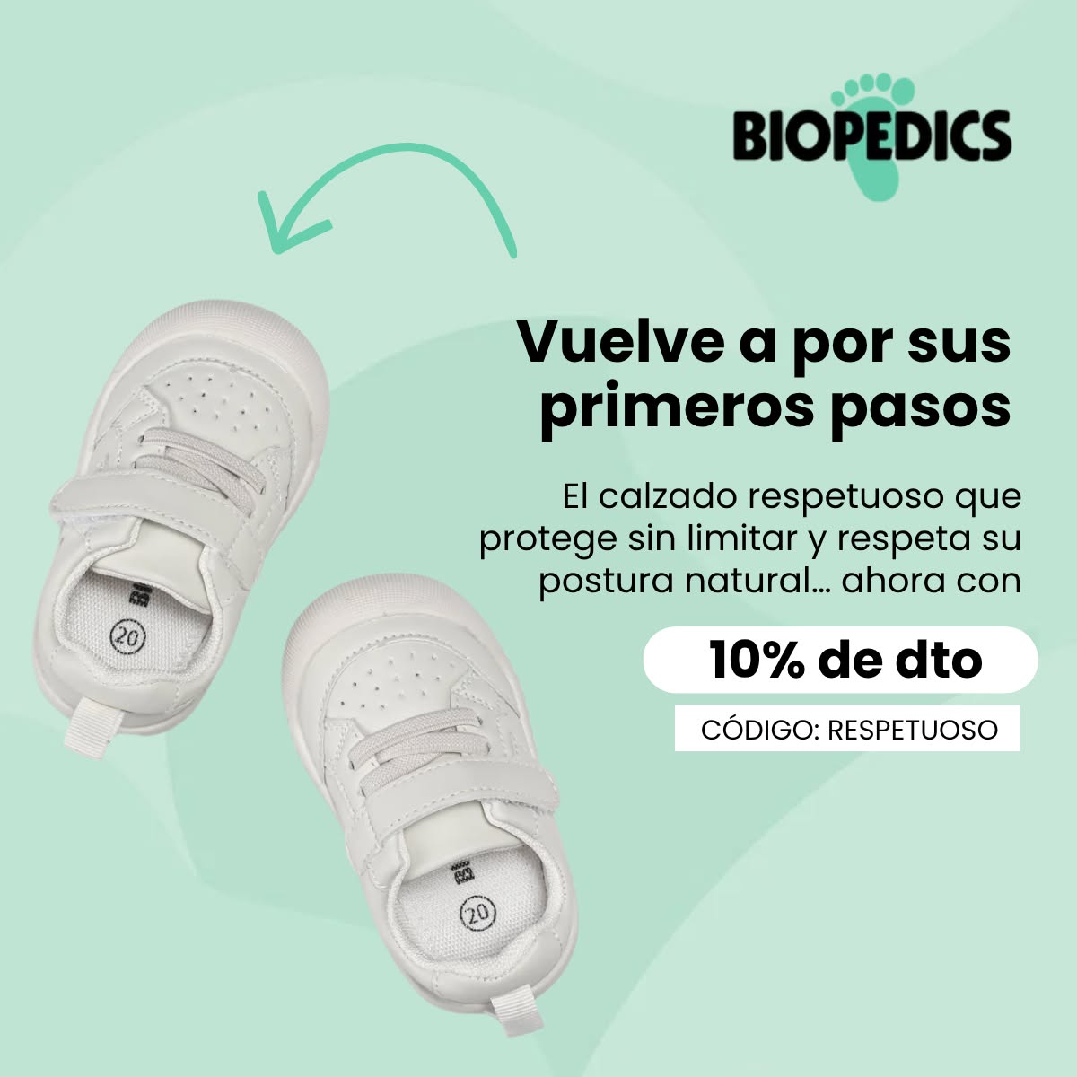 Biopedics Facebook ad: 10% de descuento