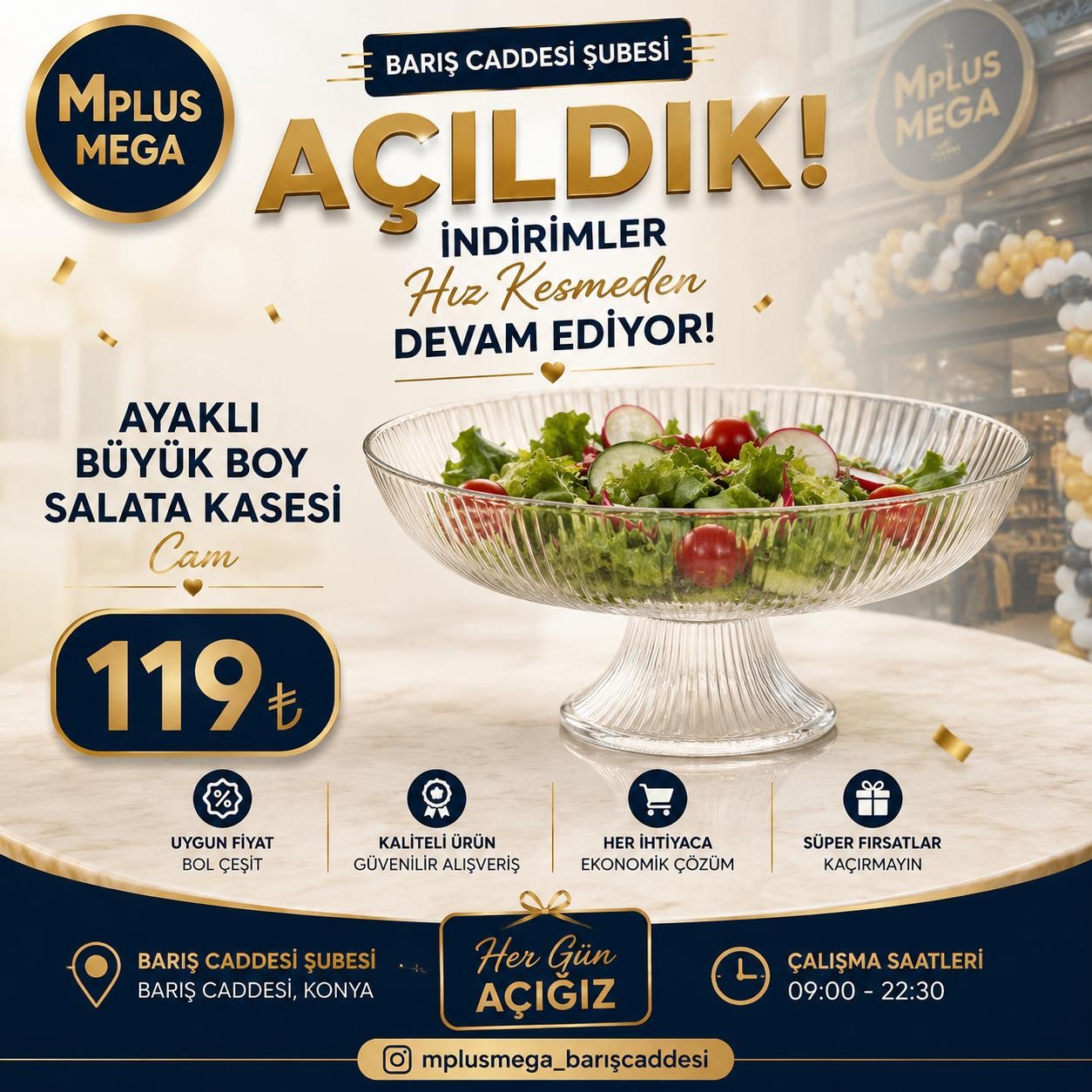mplusmega_bariscaddesi Facebook ad: MAĞAZAMIZ AÇILDI
