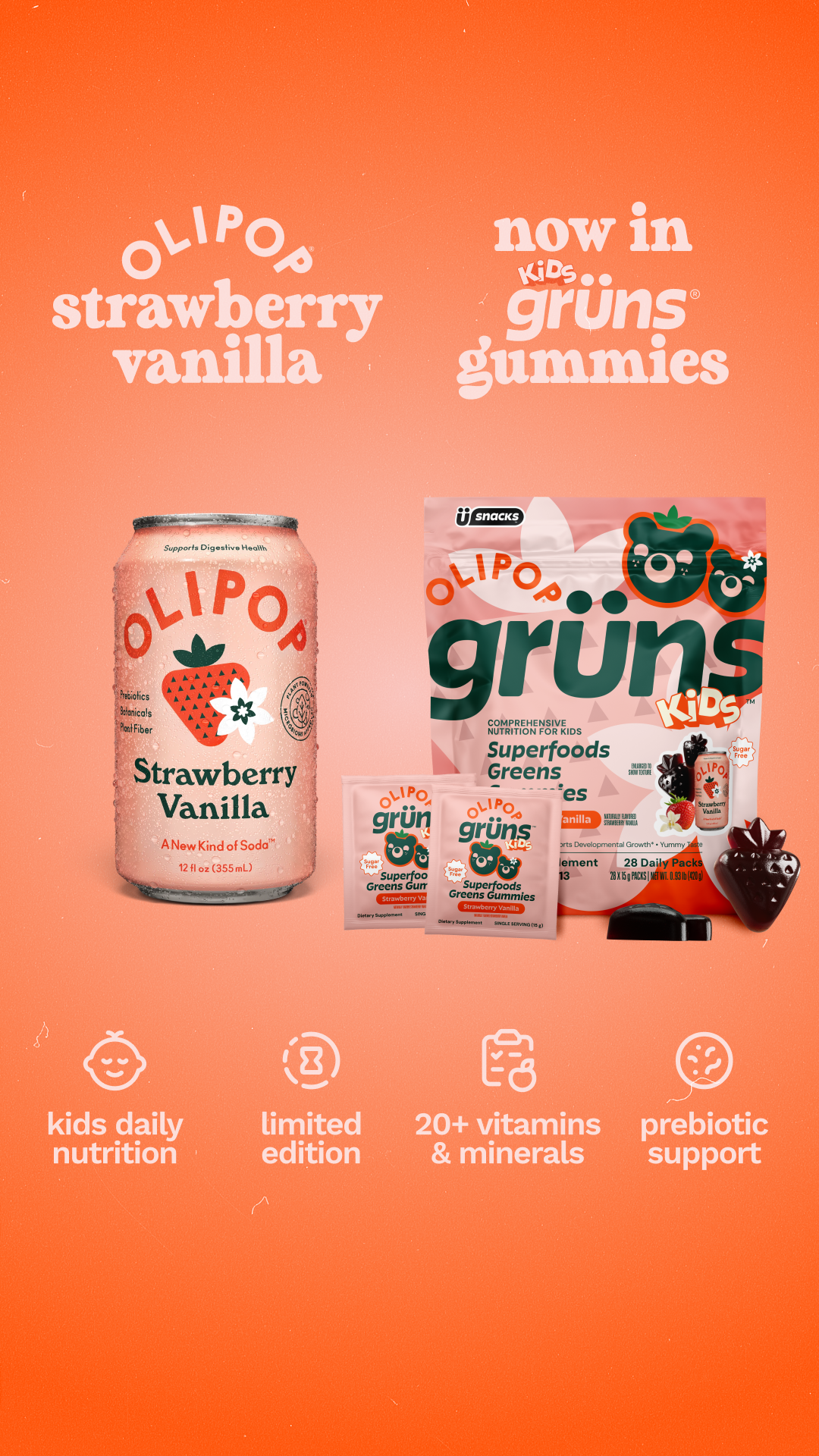 Grüns Kids Facebook ad