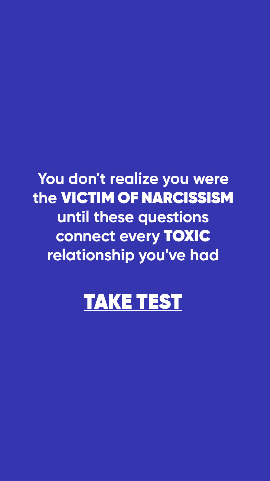 Personality Type Facebook ad