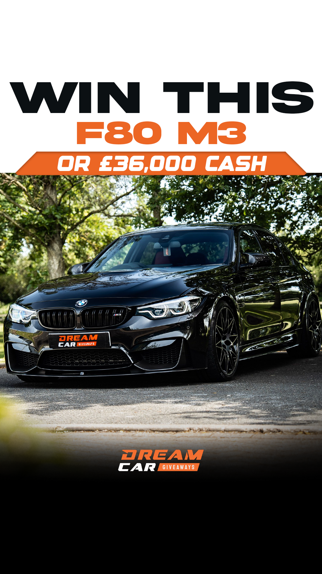 Dream Car Giveaways Facebook ad