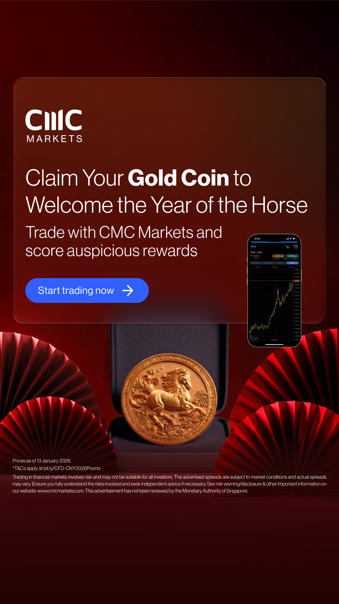 CMC Markets Singapore Facebook ad