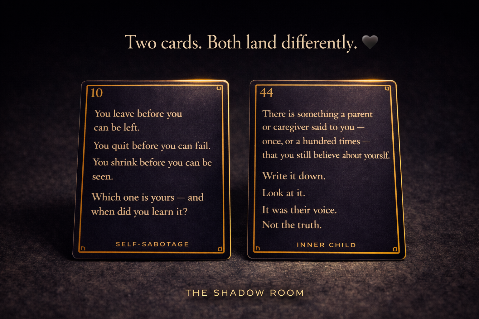 The Shadow Room Facebook ad