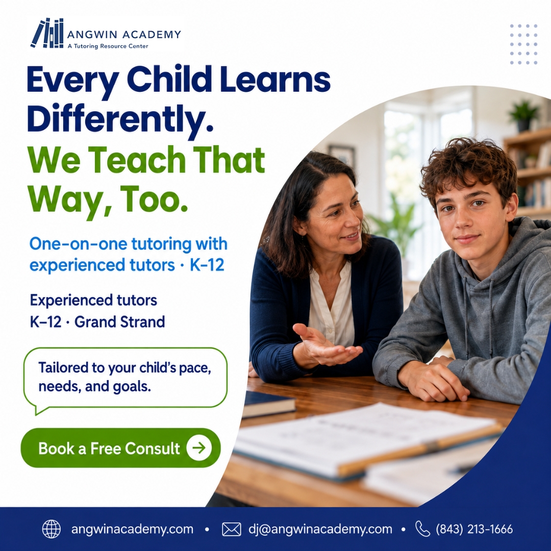 Angwin Academy Inc. Facebook ad: Prevent the Summer Slide