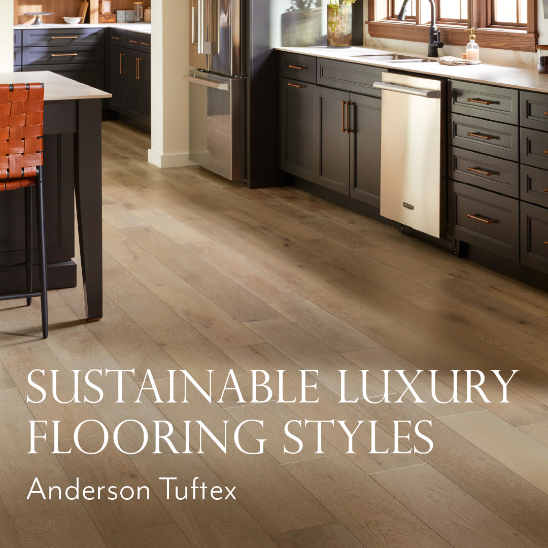 Lewis Floor & Home Facebook ad: Beautiful Floors. Responsible Materials.