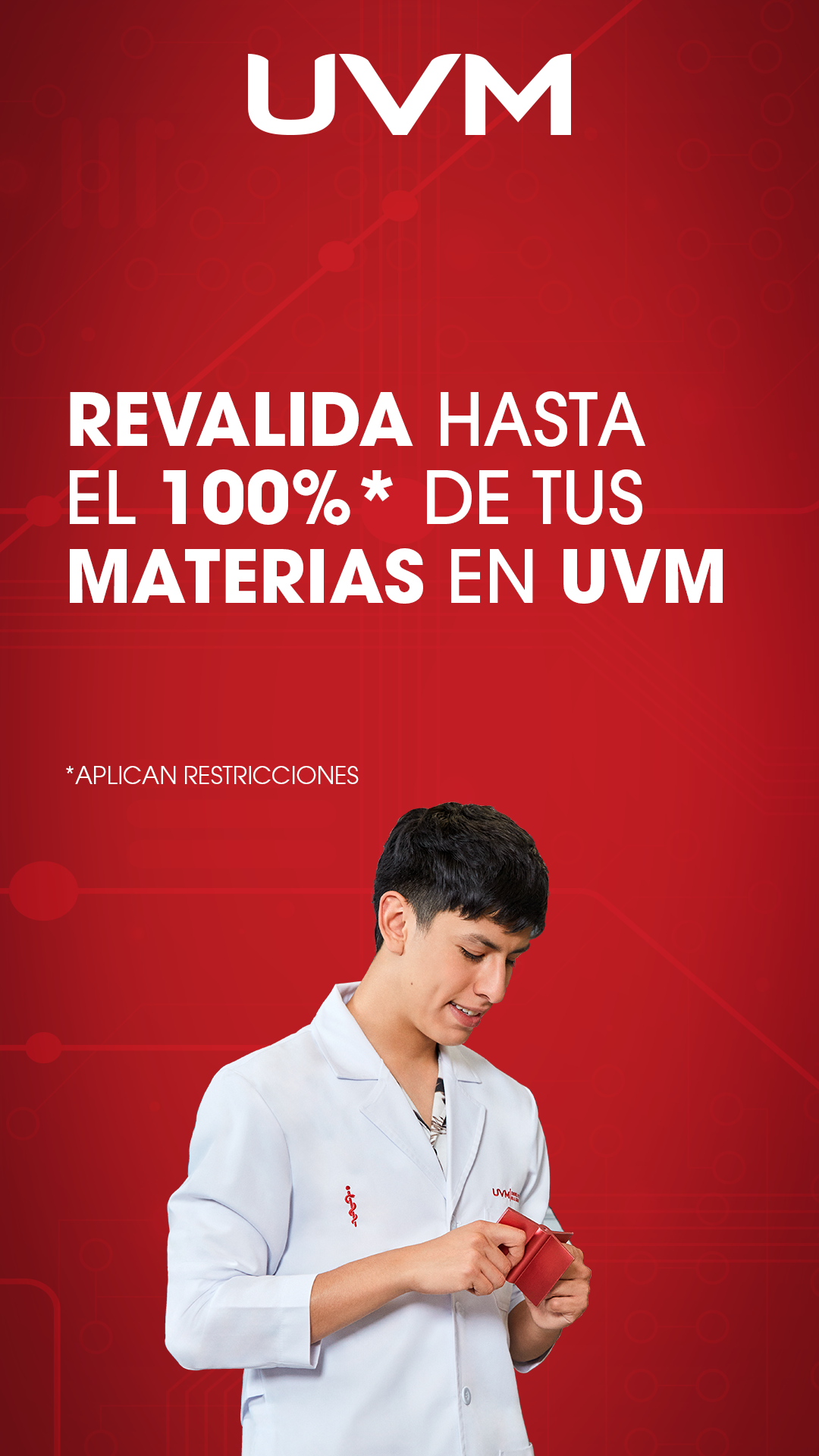 UVM Facebook ad