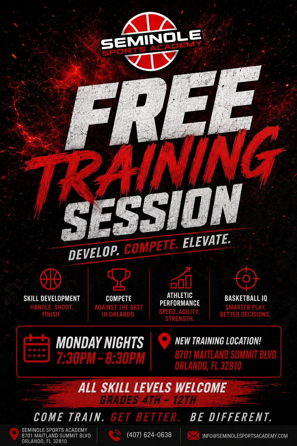 Seminole Sports Academy Facebook ad