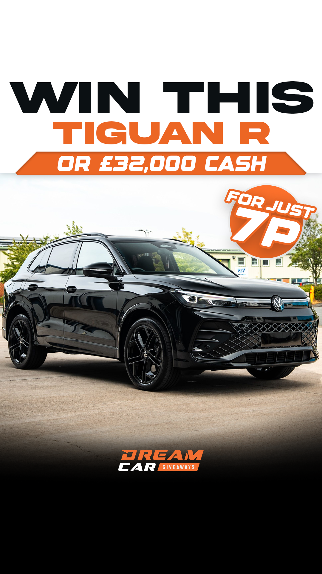 Dream Car Giveaways Facebook ad