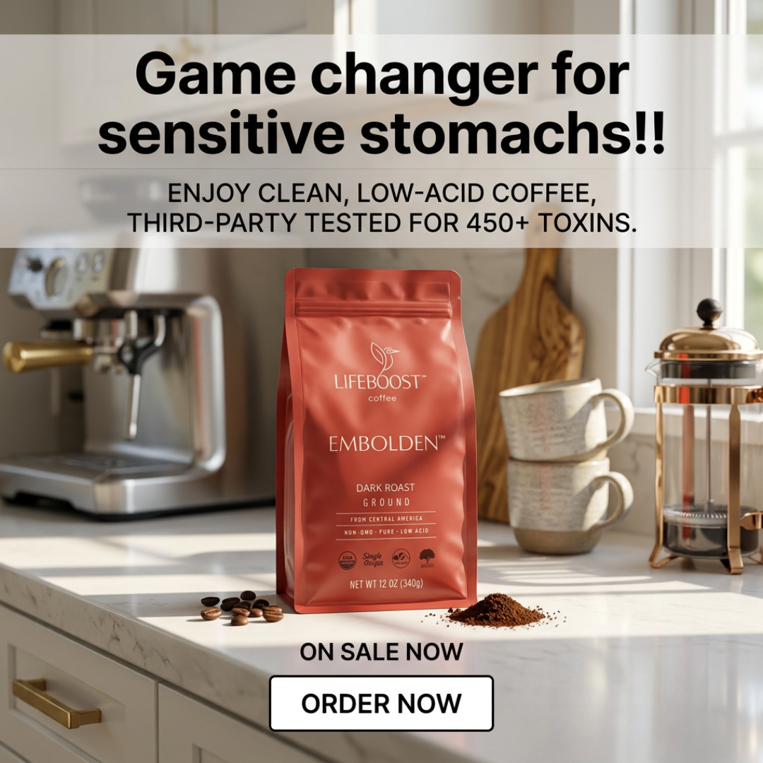 Lifeboost Coffee Facebook ad