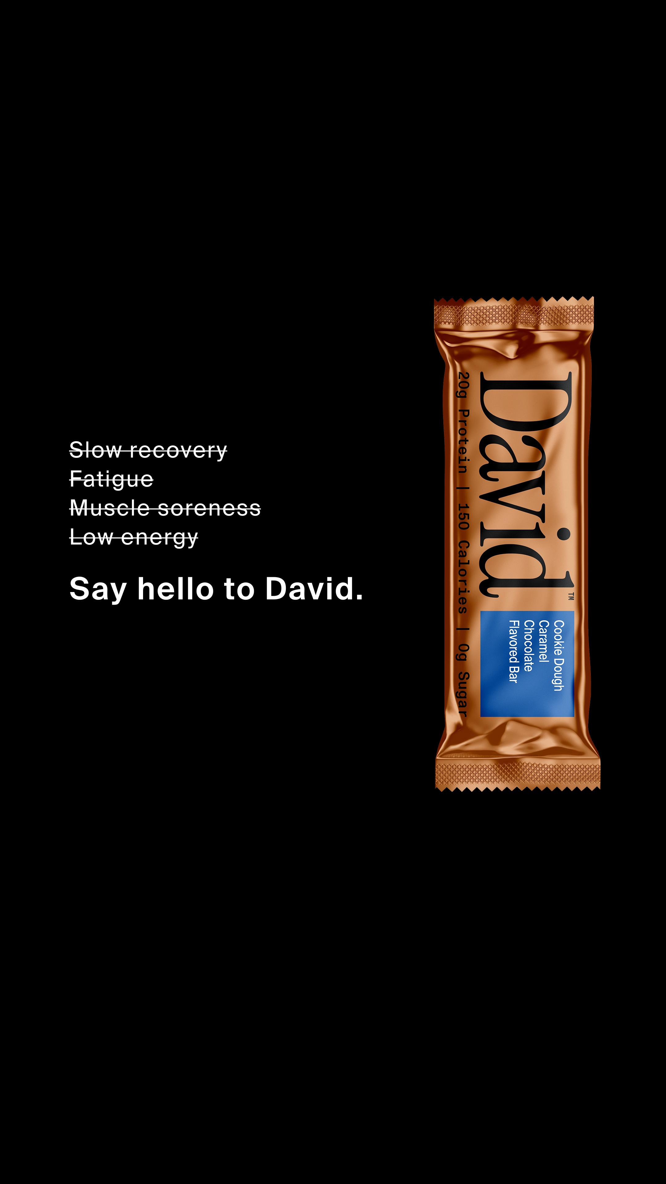 David Protein Facebook ad