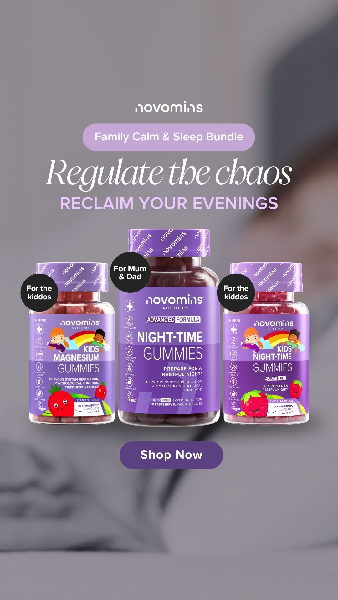 Novomins Nutrition Facebook ad