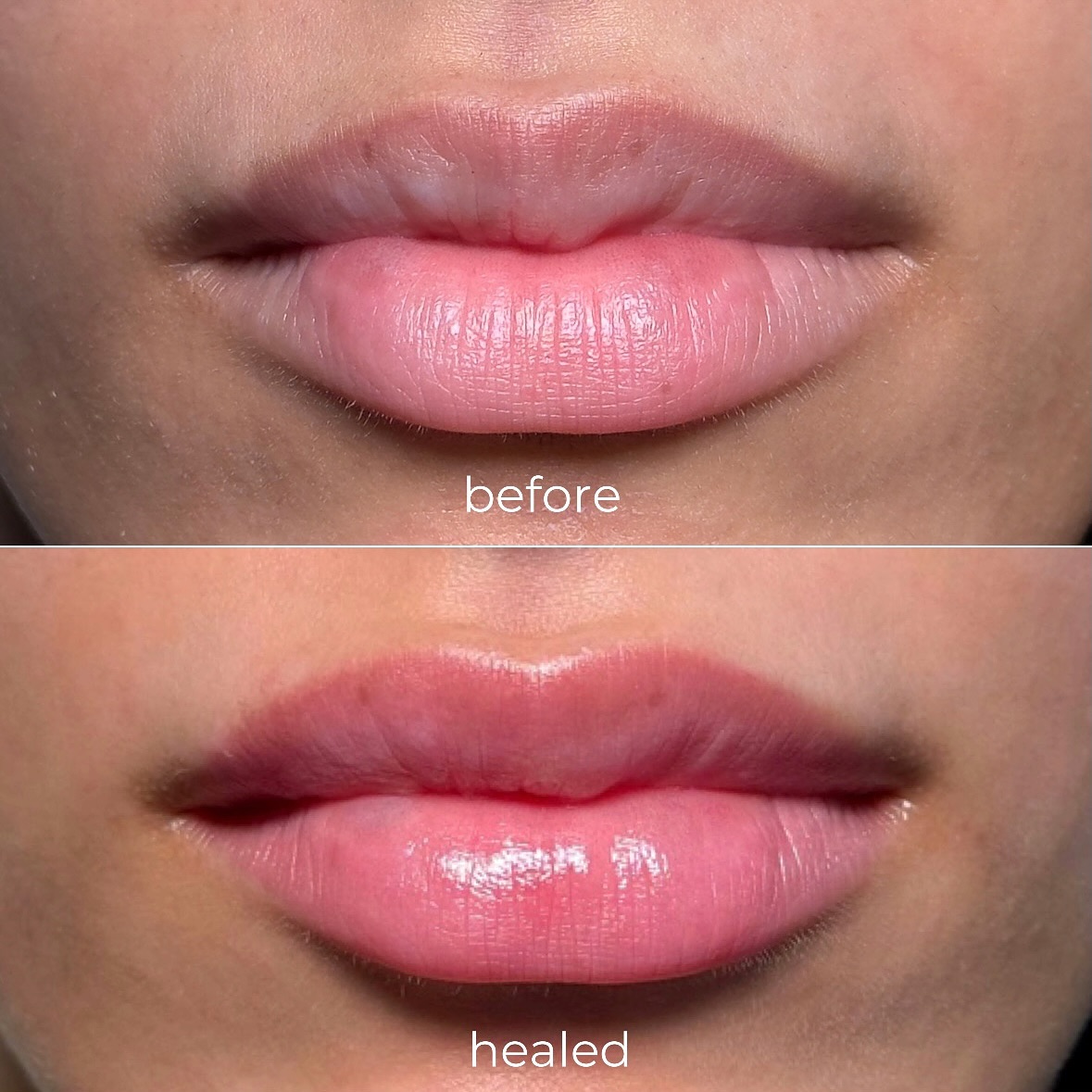 Wellbrow Rjuly Facebook ad: Healed result for lips after my Micropigmentation