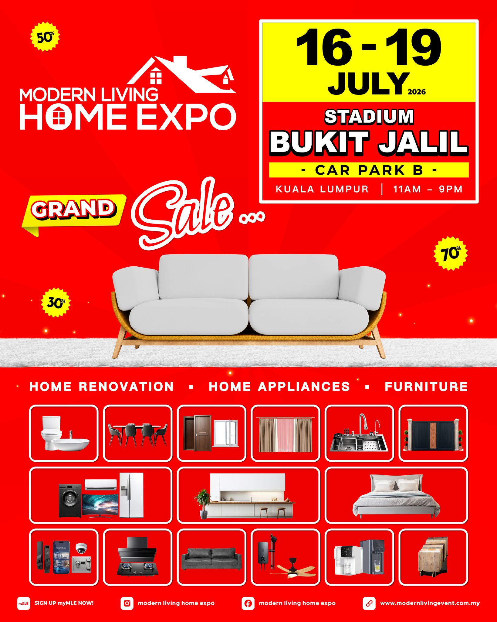 Modern Living Home Expo Facebook ad
