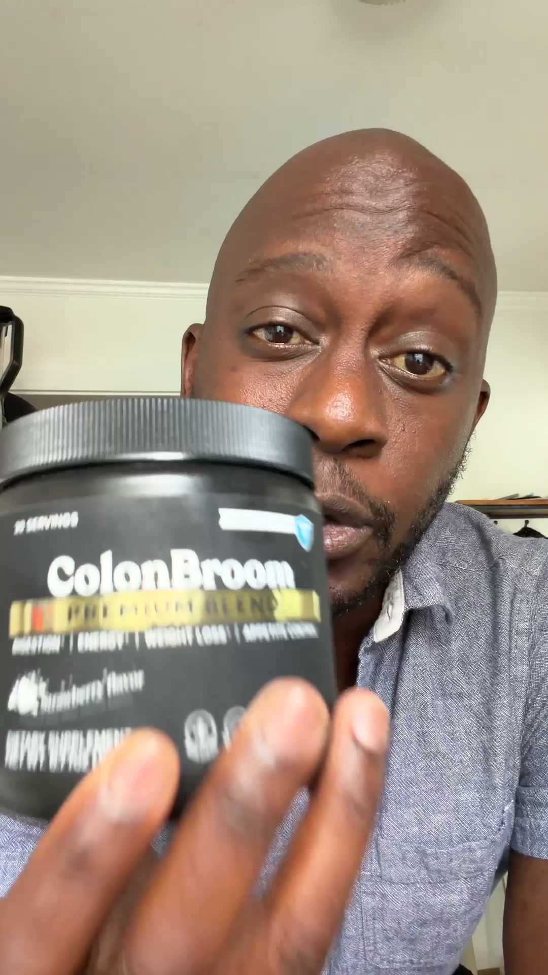 ColonBroom Facebook ad: FLUSH OUT THE GUNK FOR GOOD!