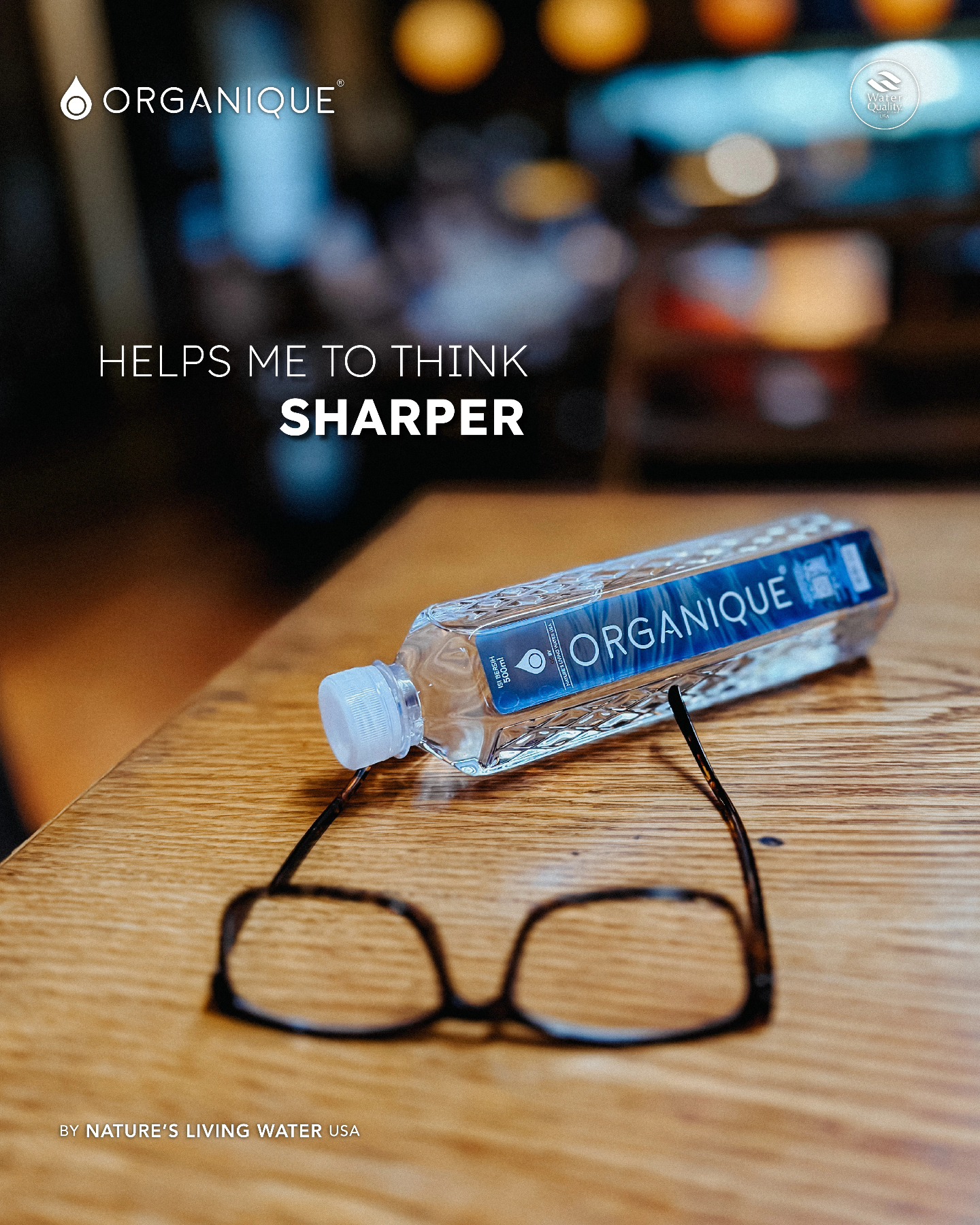 Organique Water Facebook ad