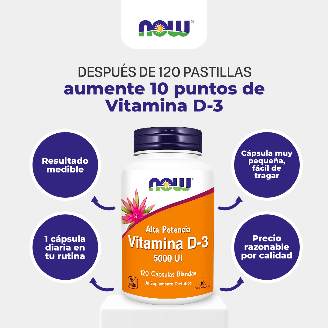 Now Foods México Facebook ad: Empieza con Vitamina D3