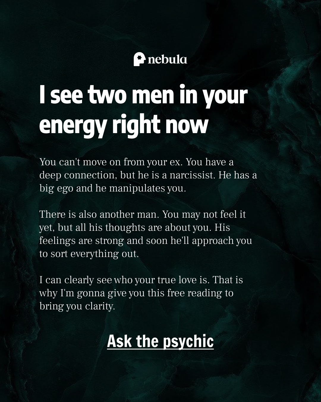 Your Relationship Advisor Facebook ad