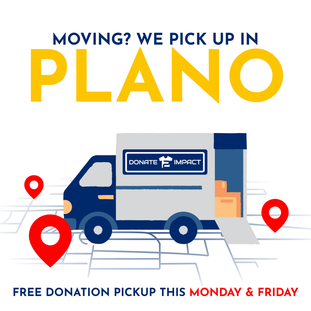 Donate 2 Impact Facebook ad: Moving? We Pick Up