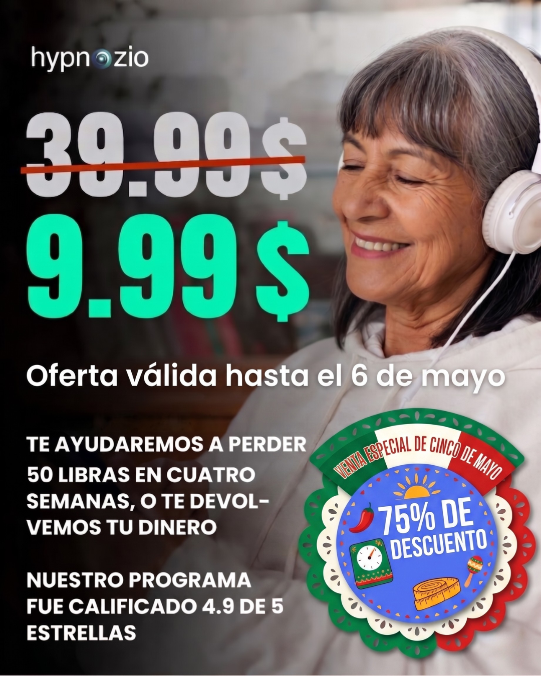 Hypnozio: power of hypnotherapy Facebook ad