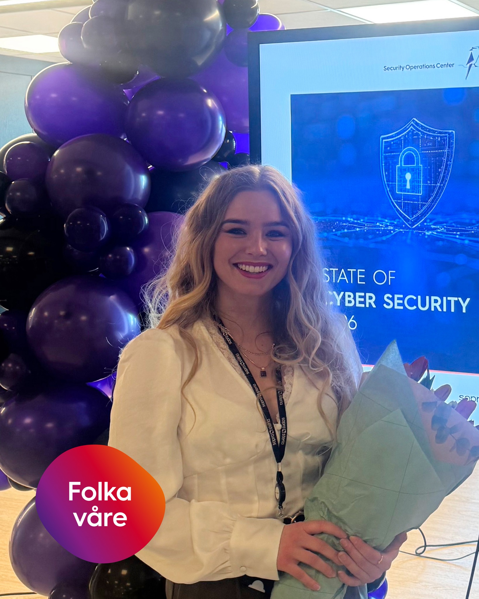 Sopra Steria Facebook ad: Hils på Marthe Råheim Rogndokken