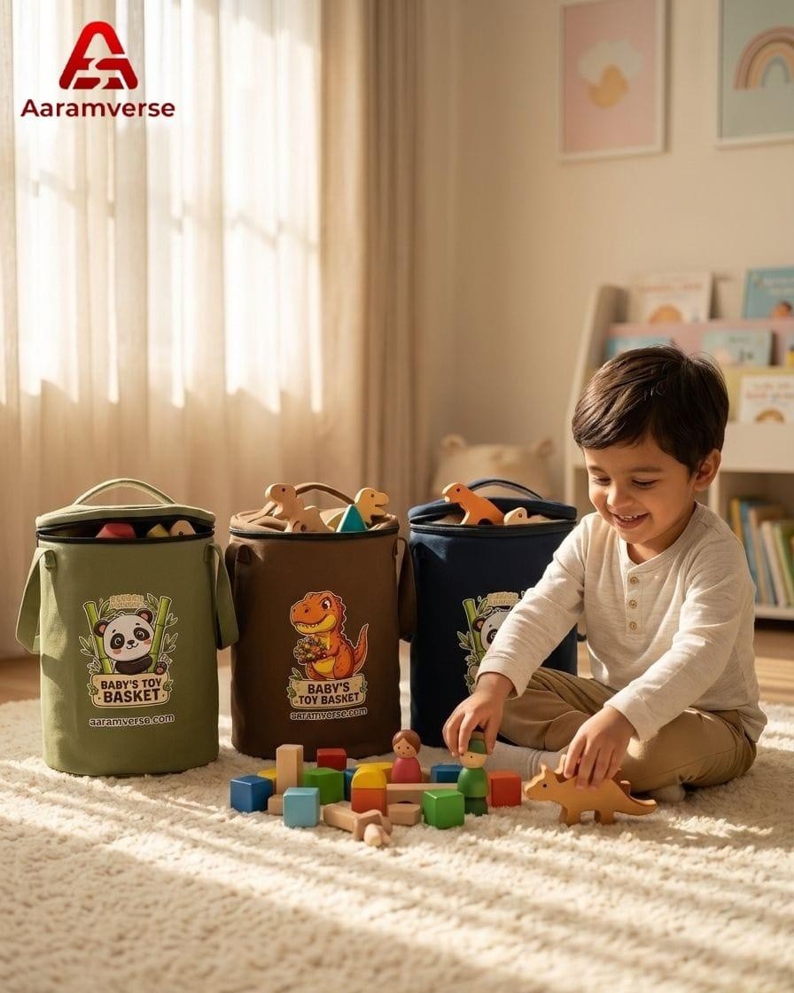 Aaramverse Facebook ad: একটা Toy Basket শুধু খেলনা রাখার জায়গা না