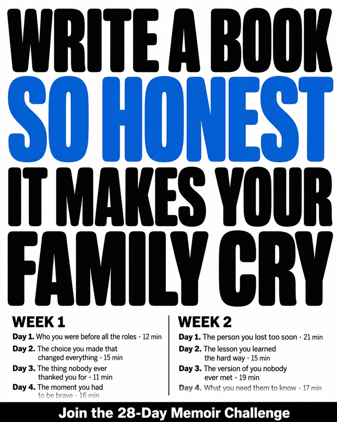 Memowrite Facebook ad