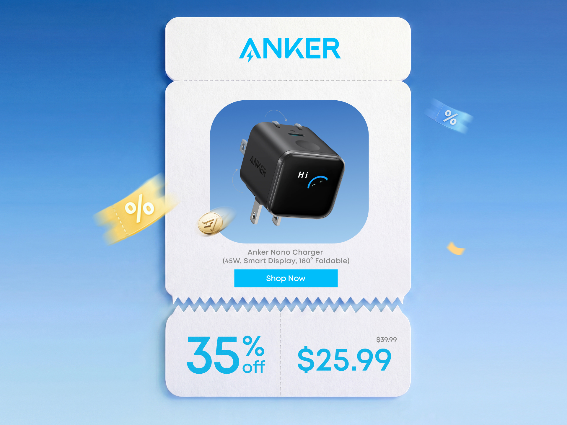 Anker Facebook ad