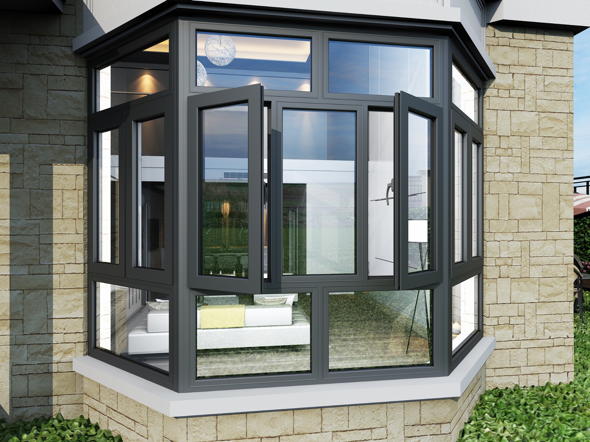 Blue Ocean Business Facebook ad: Get a Free Door & Window Quotation